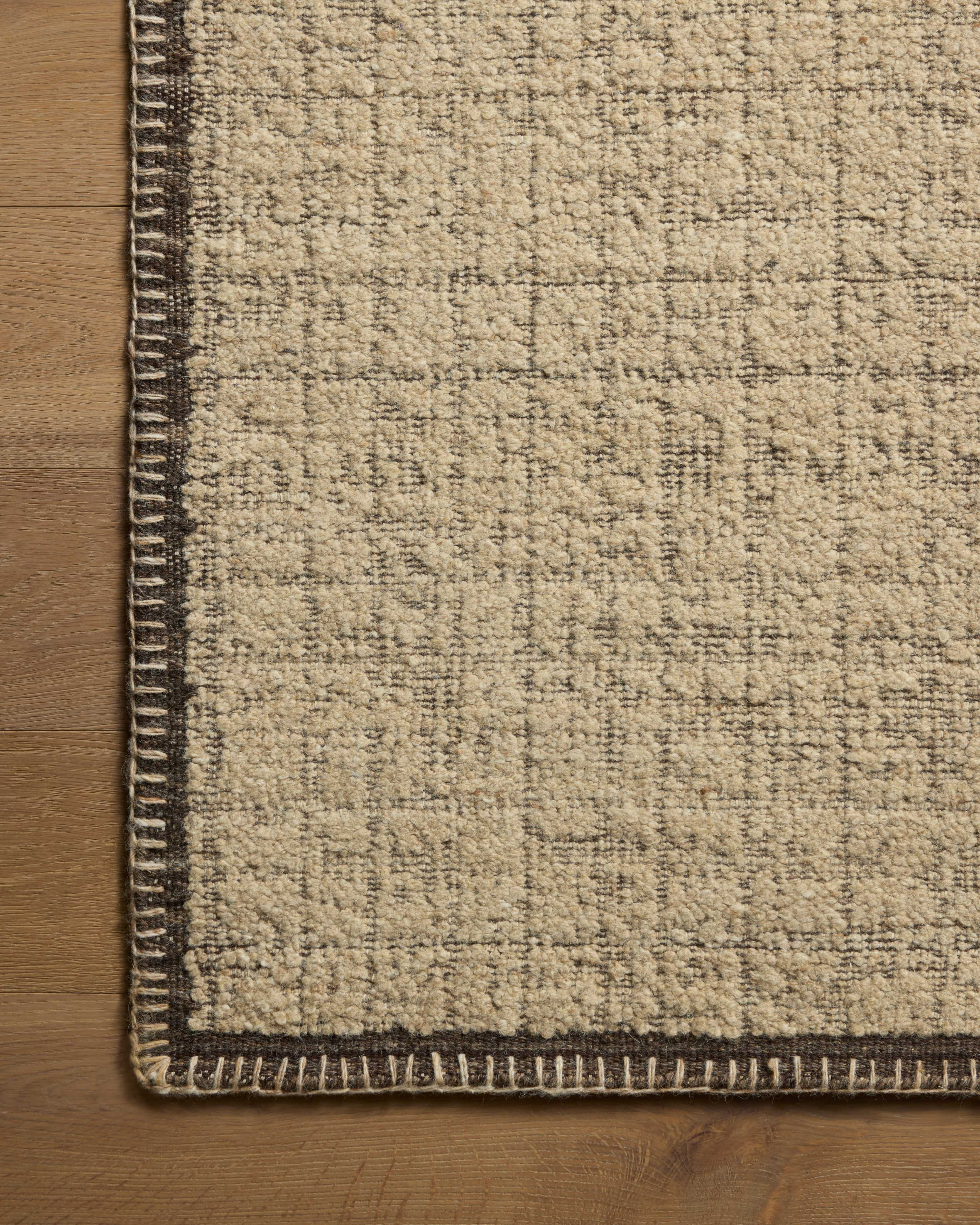 Amber Lewis x Loloi Bowie Sand / Coffee Rug RUGS - wool Loloi