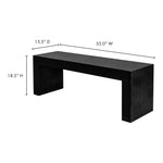 Lowen Outdoor Bench FURNITURE - outdoor bench Moe's Furniture