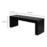Lowen Outdoor Bench FURNITURE - outdoor bench Moe's Furniture