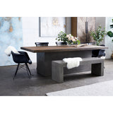 Lowen Outdoor Bench FURNITURE - outdoor bench Moe's Furniture