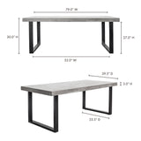 Jedrik Outdoor Dining Table FURNITURE - outdoor dining table Moe's Furniture