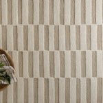 Chris Loves Julia x Loloi Bradley Ivory / Beige Rug 0-RUGS-wool Loloi