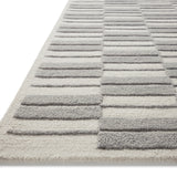 Chris Loves Julia x Loloi Bradley Ivory / Grey Rug 0-RUGS-wool Loloi