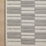 Chris Loves Julia x Loloi Bradley Ivory / Grey Rug 0-RUGS-wool Loloi