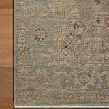 Loloi Briar Sky / Moss Rug RUGS - synthetic Loloi 18" x 18" sample