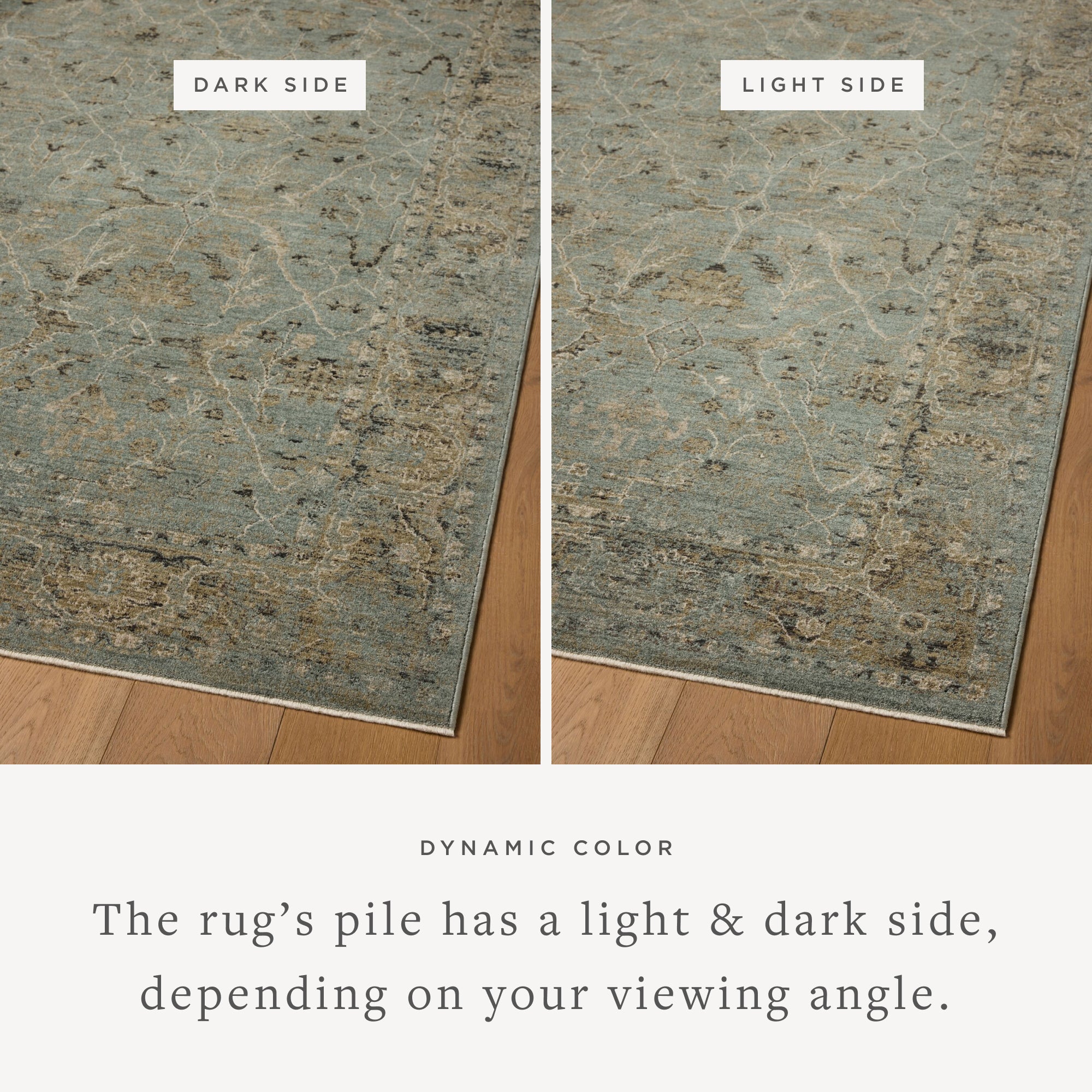 Loloi Briar Aqua / Olive Rug RUGS - synthetic Loloi 18" x 18" sample