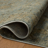 Loloi Briar Aqua / Olive Rug RUGS - synthetic Loloi 18" x 18" sample