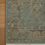 Loloi Briar Aqua / Olive Rug RUGS - synthetic Loloi 18" x 18" sample