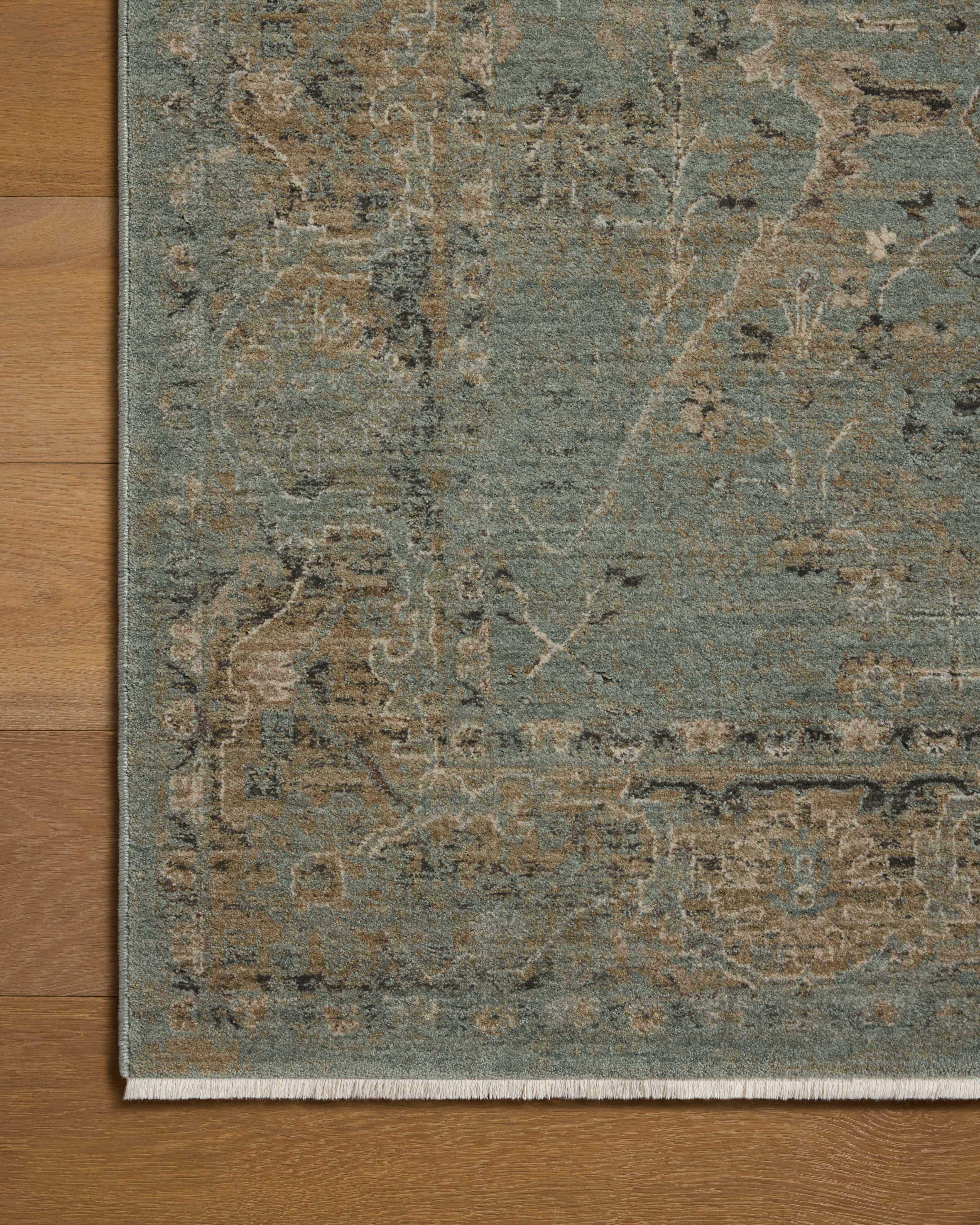 Loloi Briar Aqua / Olive Rug RUGS - synthetic Loloi 18" x 18" sample
