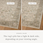 Loloi Briar Ivory / Sage Rug RUGS - synthetic Loloi 18" x 18" sample