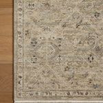 Loloi Briar Silver / Moss Rug RUGS - synthetic Loloi 18" x 18" sample