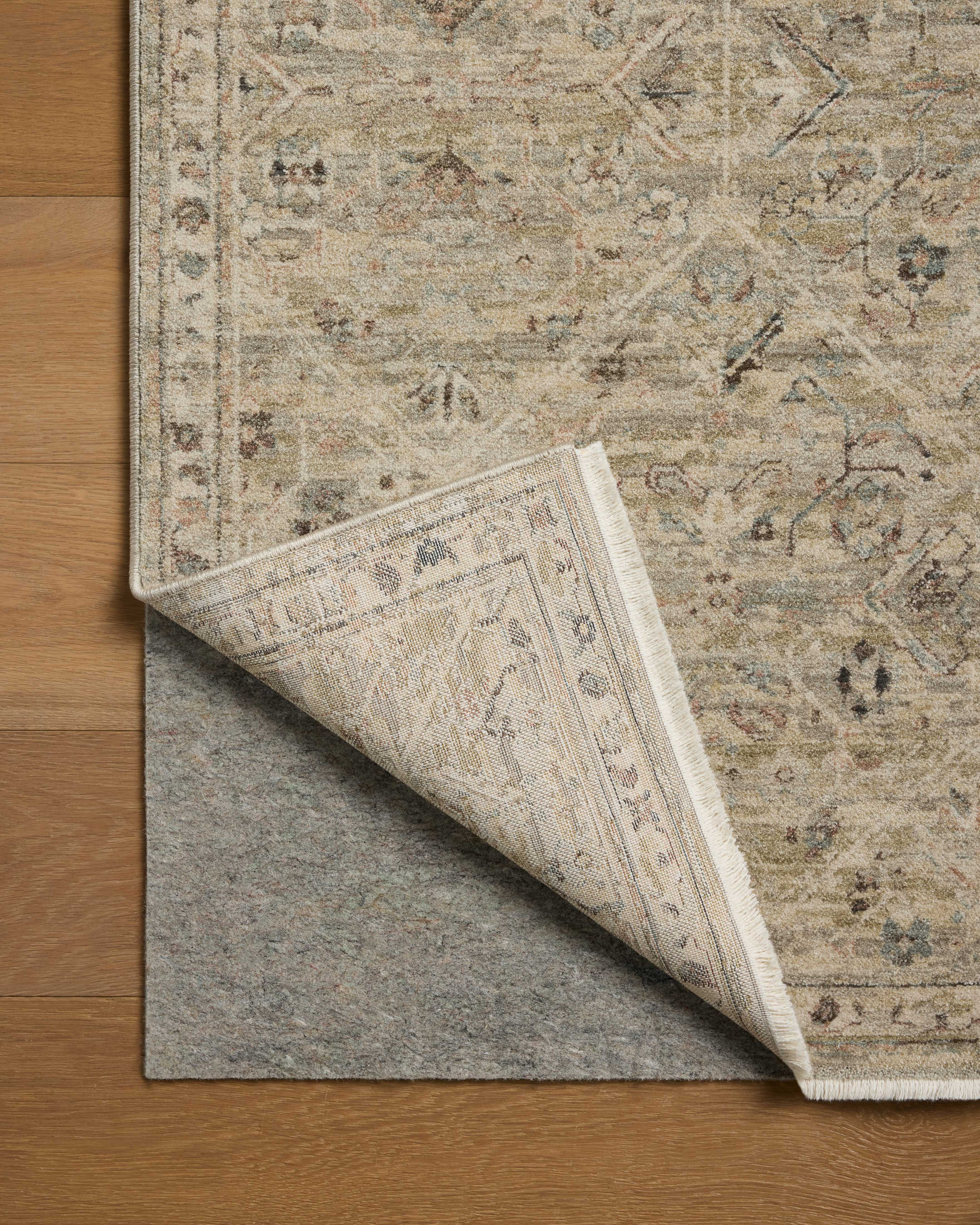 Loloi Briar Silver / Moss Rug RUGS - synthetic Loloi 18" x 18" sample