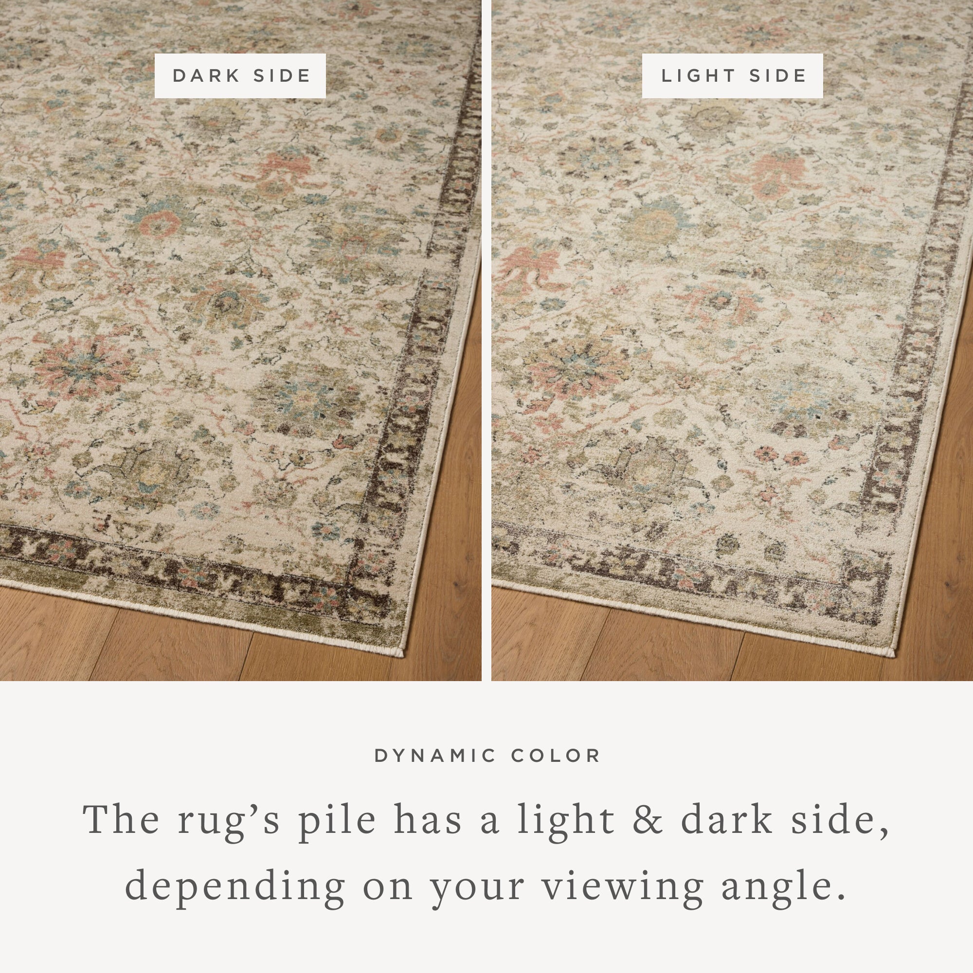 Loloi Briar Ivory / Multi Square Rug RUGS - synthetic Loloi