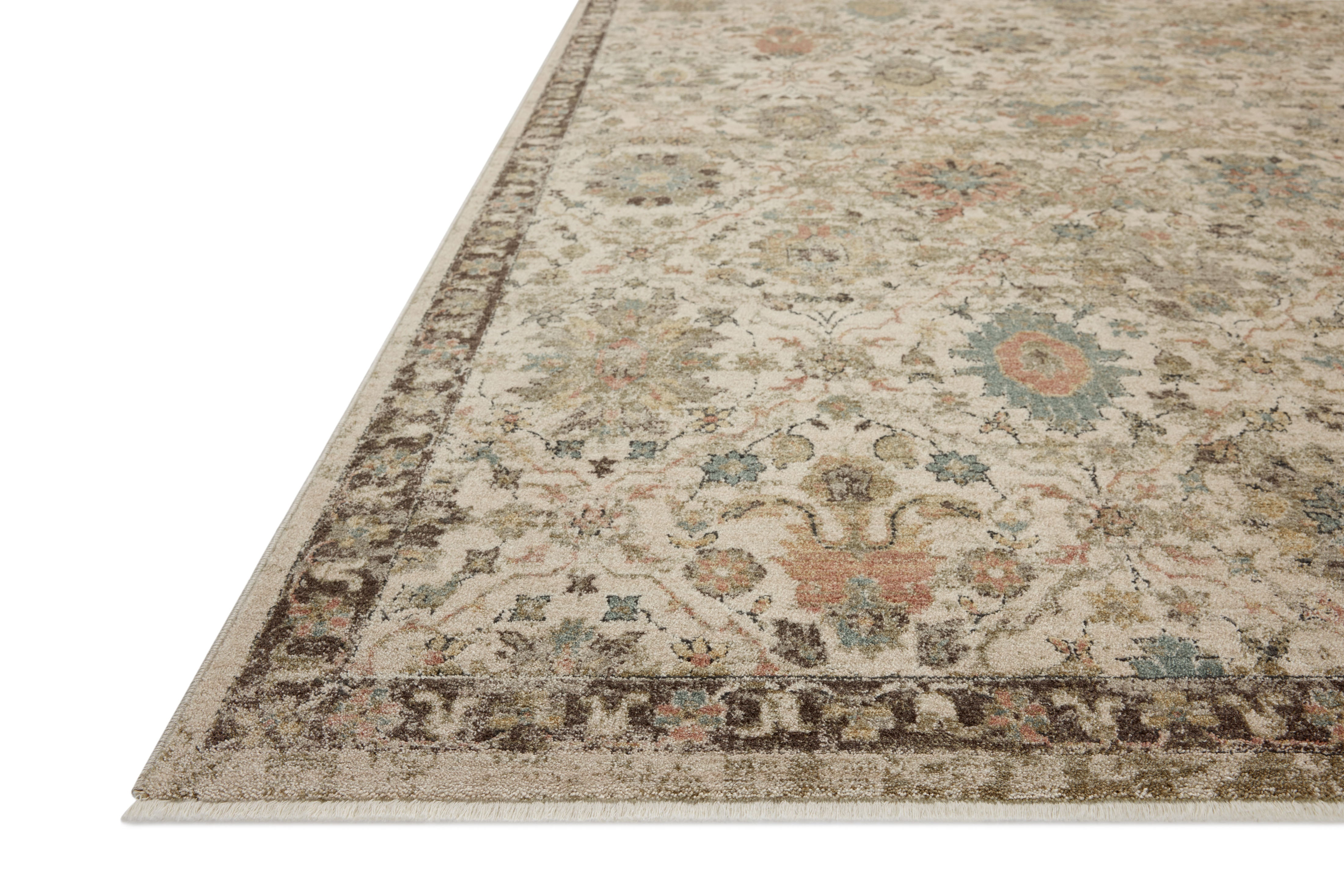 Loloi Briar Ivory / Multi Rug RUGS - synthetic Loloi 18" x 18" sample