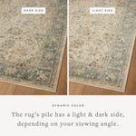 Loloi Briar Ant. Ivory / Blue Rug RUGS - synthetic Loloi