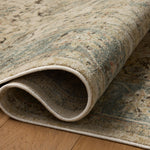 Loloi Briar Ant. Ivory / Blue Rug RUGS - synthetic Loloi 18" x 18" sample