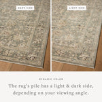 Loloi Briar Fog / Sand Rug RUGS - synthetic Loloi 18" x 18" sample