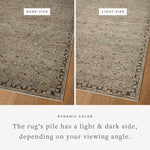 Loloi Briar Mist / Granite Rug RUGS - synthetic Loloi 18" x 18" sample