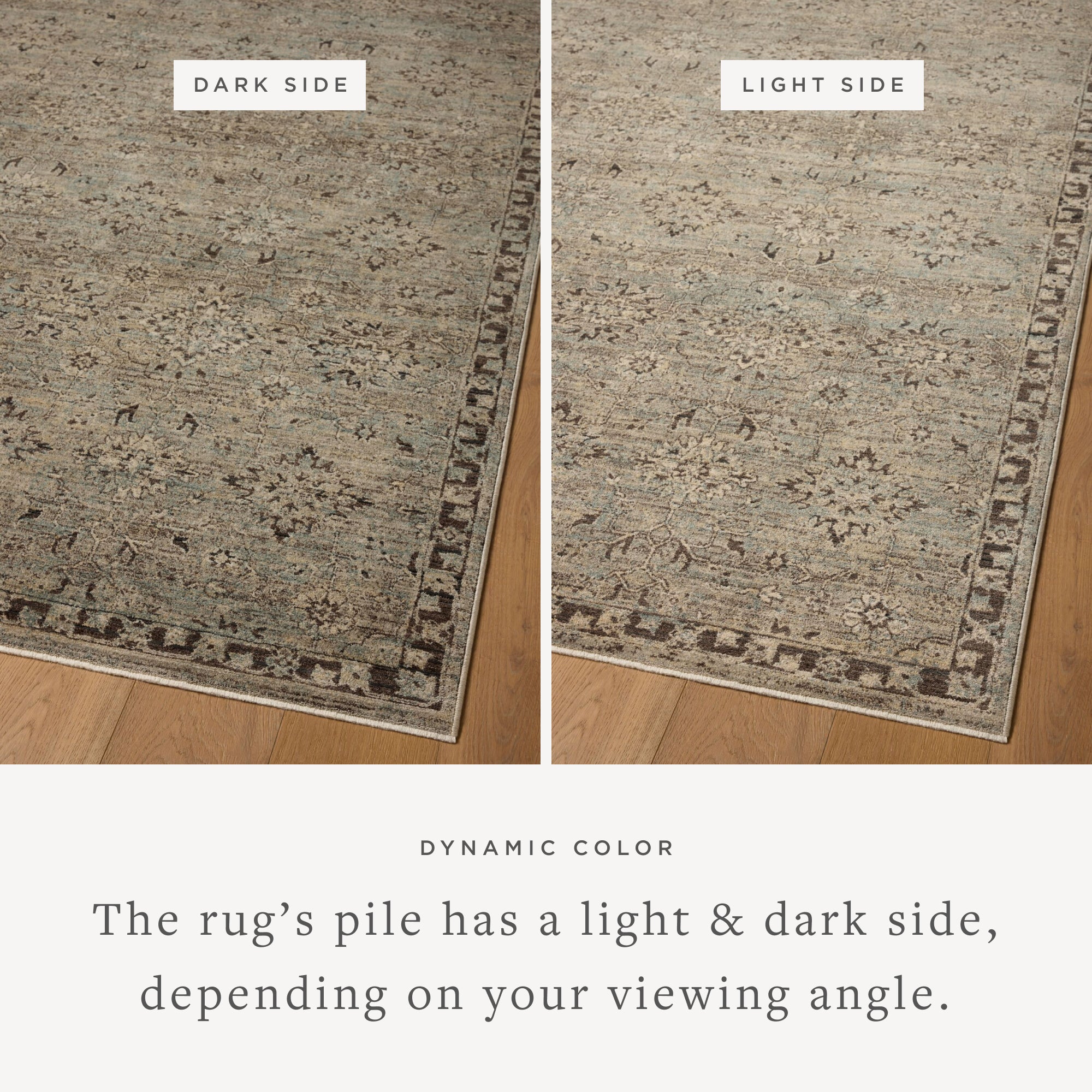 Loloi Briar Mist / Granite Rug RUGS - synthetic Loloi 18" x 18" sample