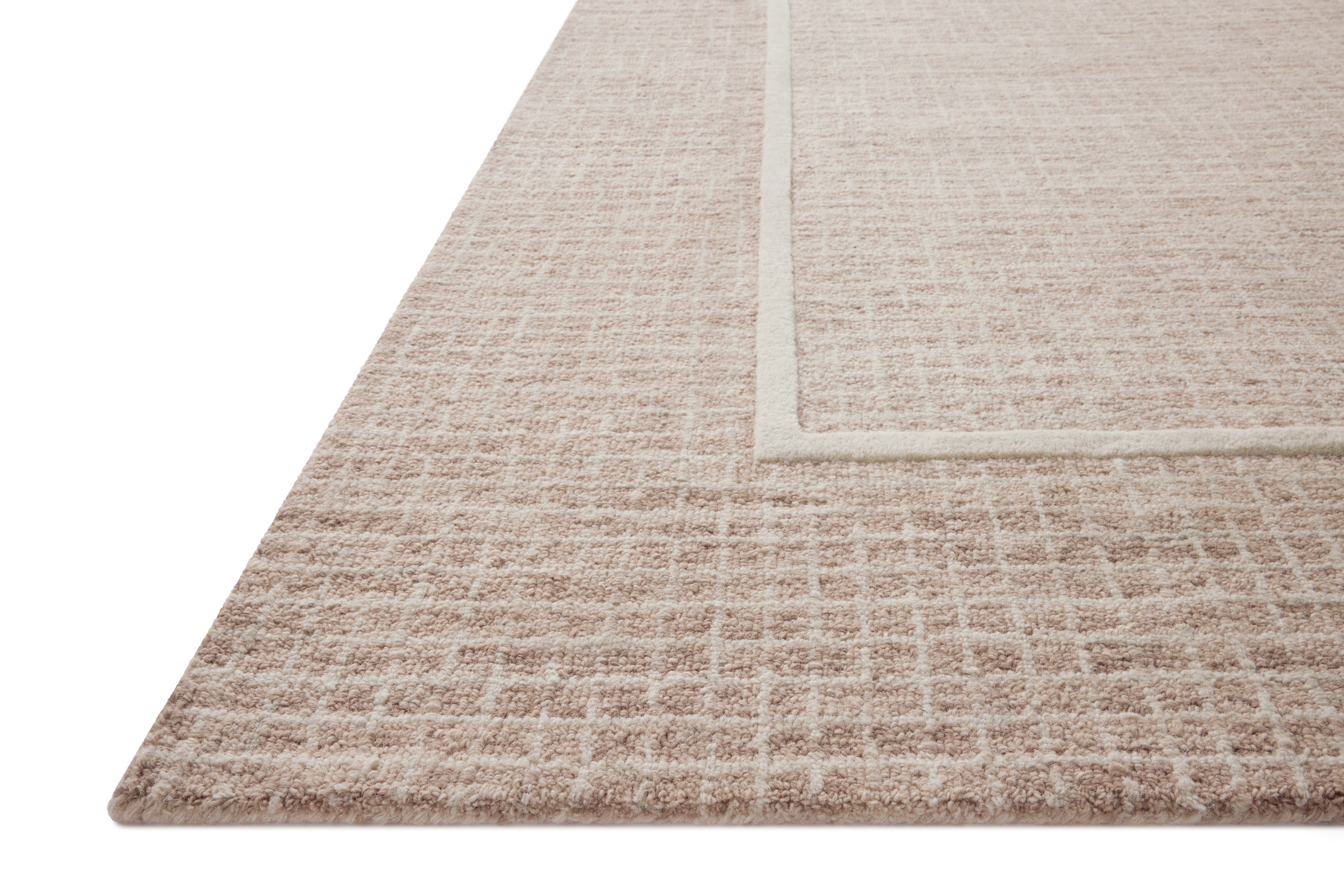 Chris Loves Julia x Loloi Briggs Blush / Ivory Rug 0-RUGS-wool Loloi