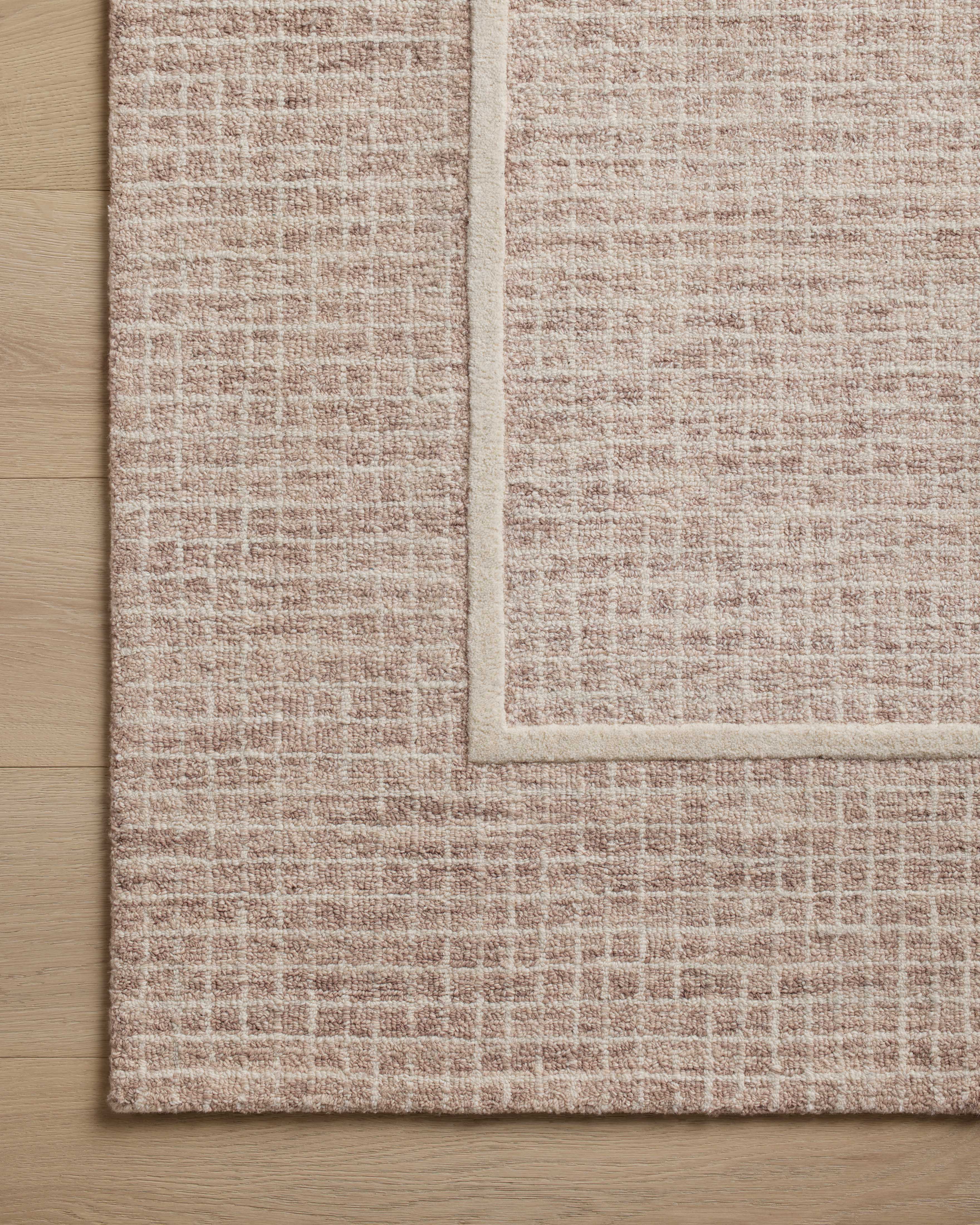 Chris Loves Julia x Loloi Briggs Blush / Ivory Rug 0-RUGS-wool Loloi