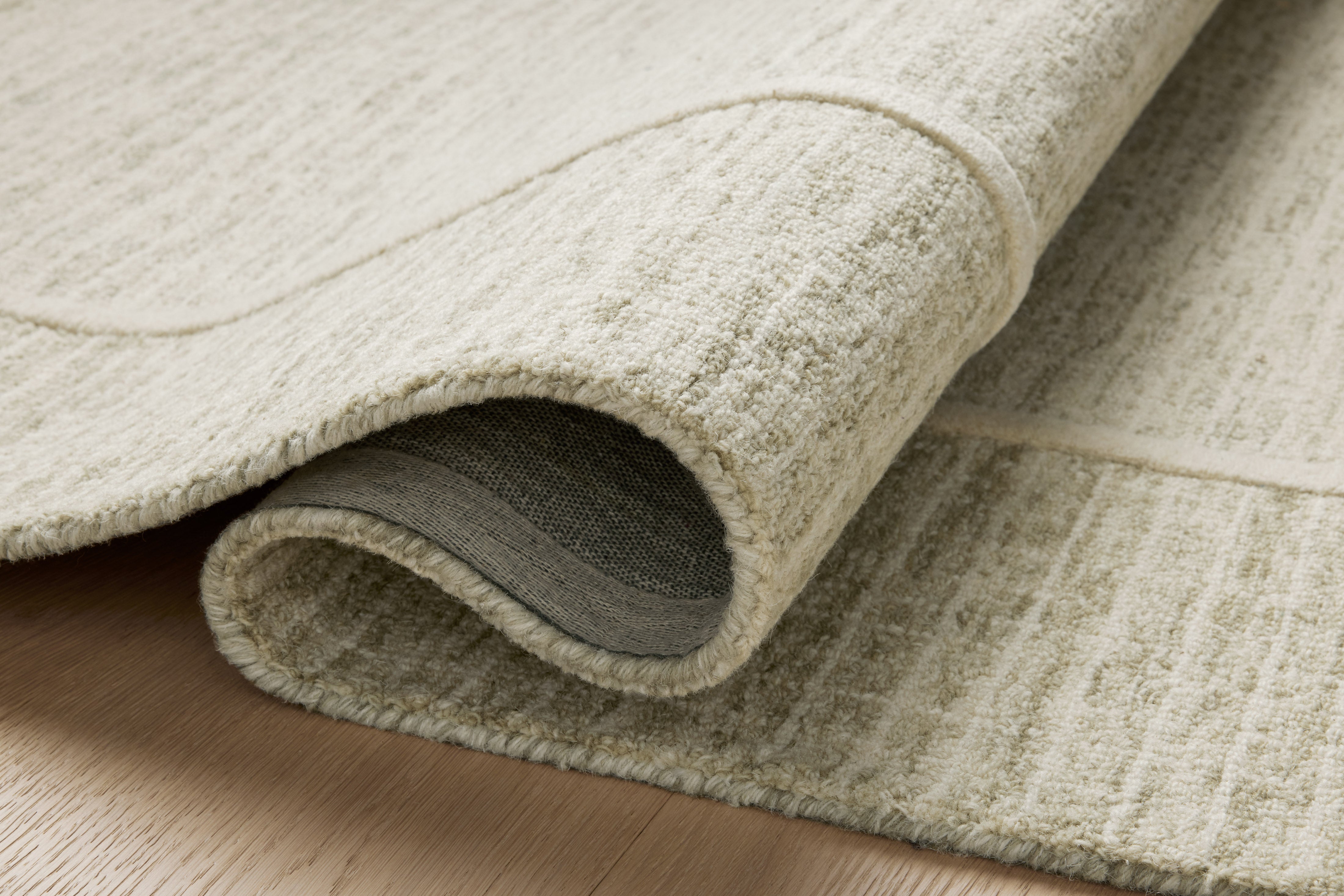 Chris Loves Julia x Loloi Briggs Sage / Ivory Rug 0-RUGS-wool Loloi