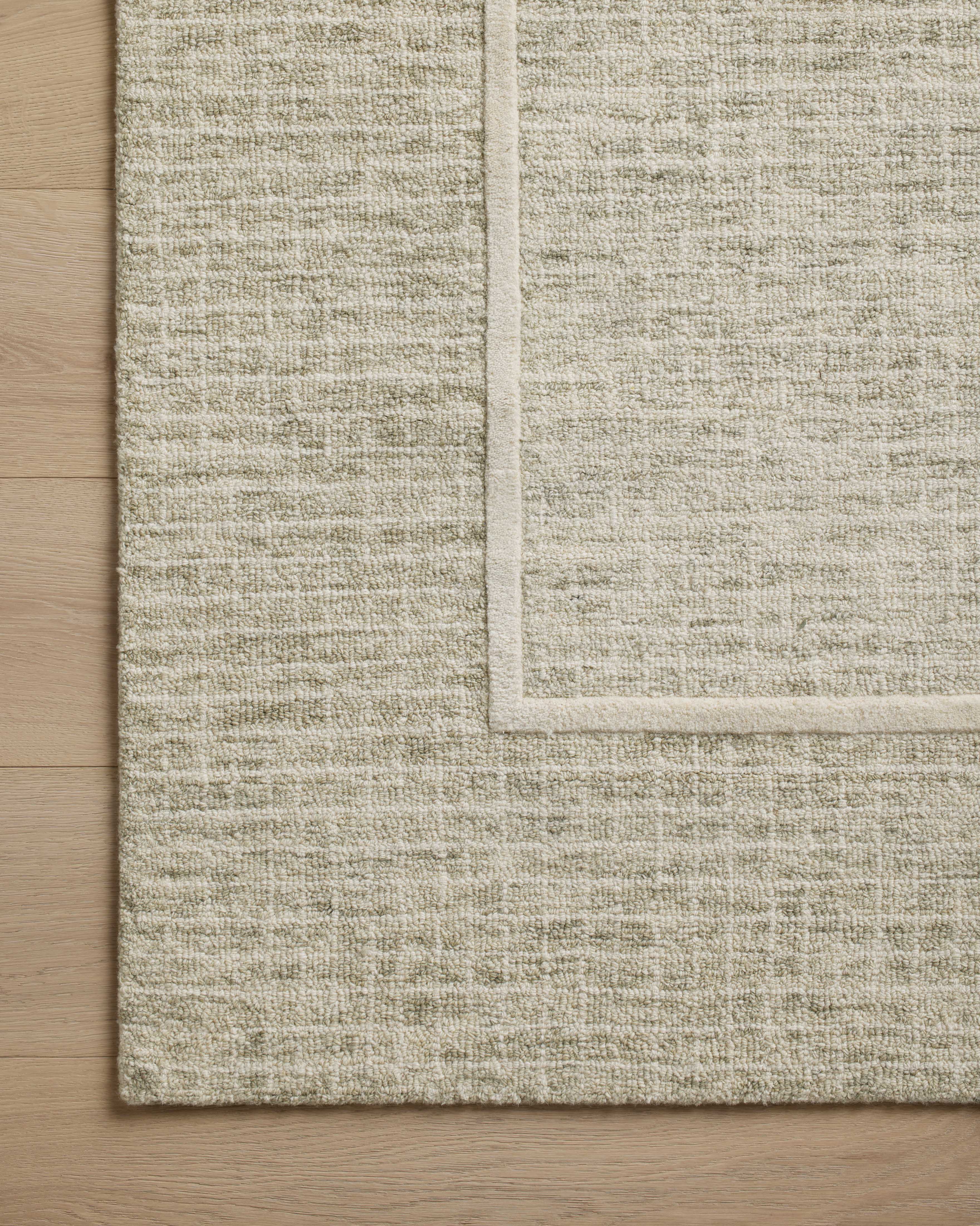Chris Loves Julia x Loloi Briggs Sage / Ivory Rug 0-RUGS-wool Loloi