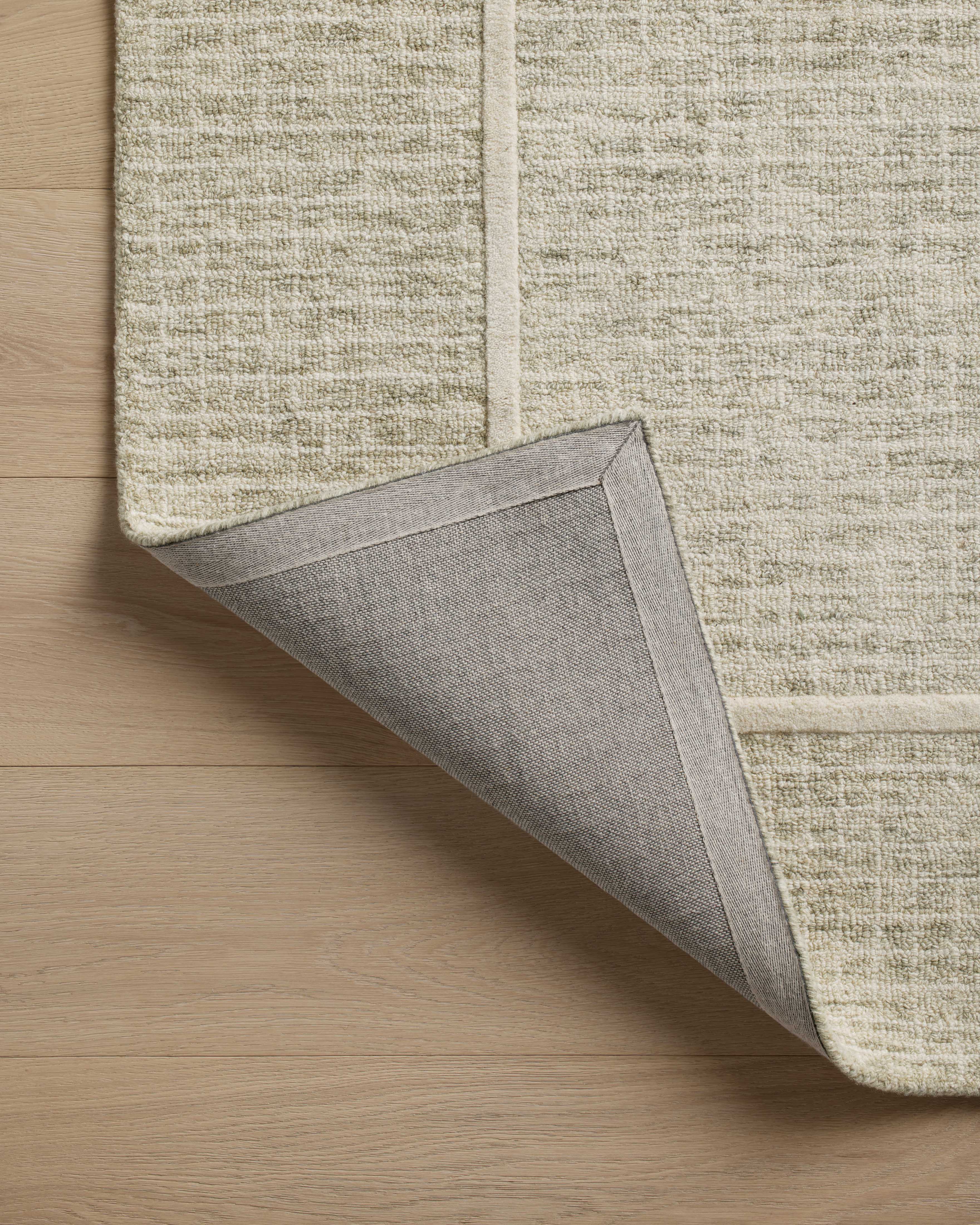 Chris Loves Julia x Loloi Briggs Sage / Ivory Rug 0-RUGS-wool Loloi