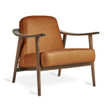 Gus* Modern Baltic Leather Chair FURNITURE - chairs Gus Tucson Sienna Leather Walnut