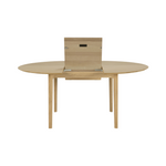 Bok Extendable Dining Table - Round 9 - a - FURNITURE - Dining Table - round Ethnicraft
