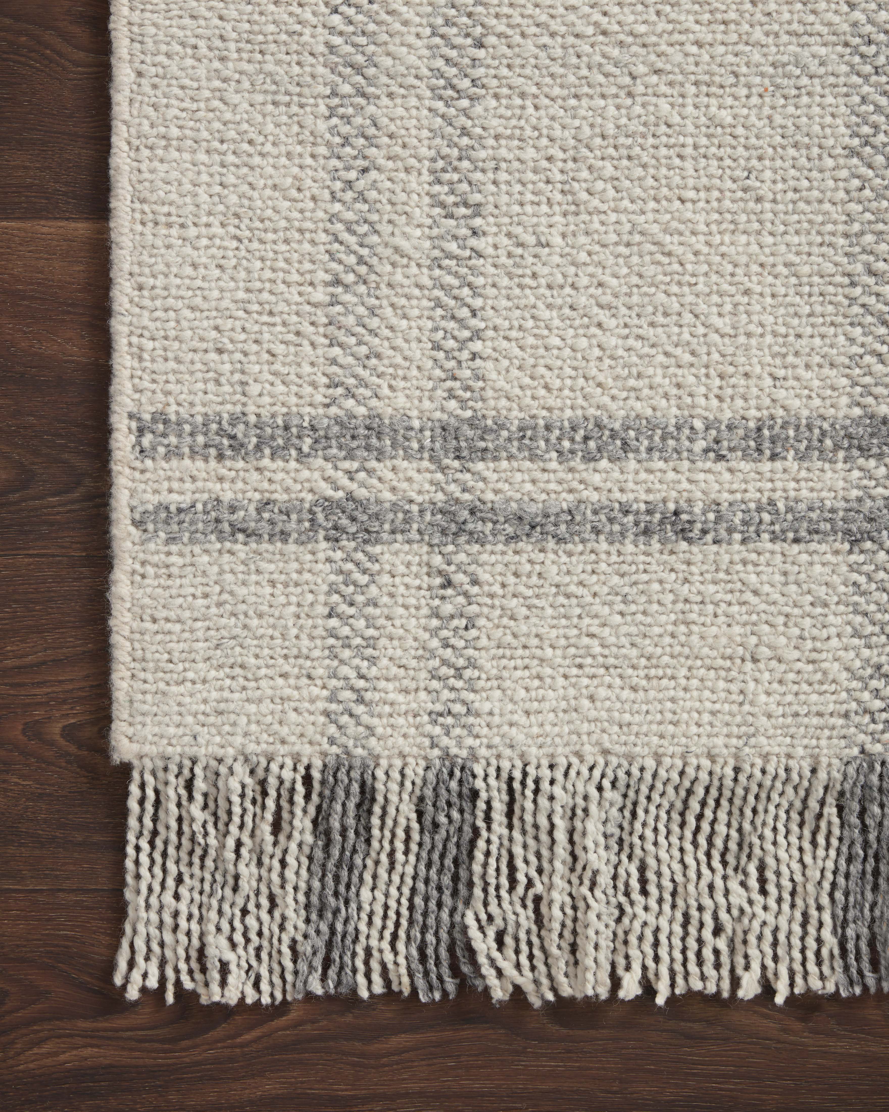 Magnolia Home By Joanna Gaines x Loloi Caleb Natural / Grey Rug RUGS - wool Loloi