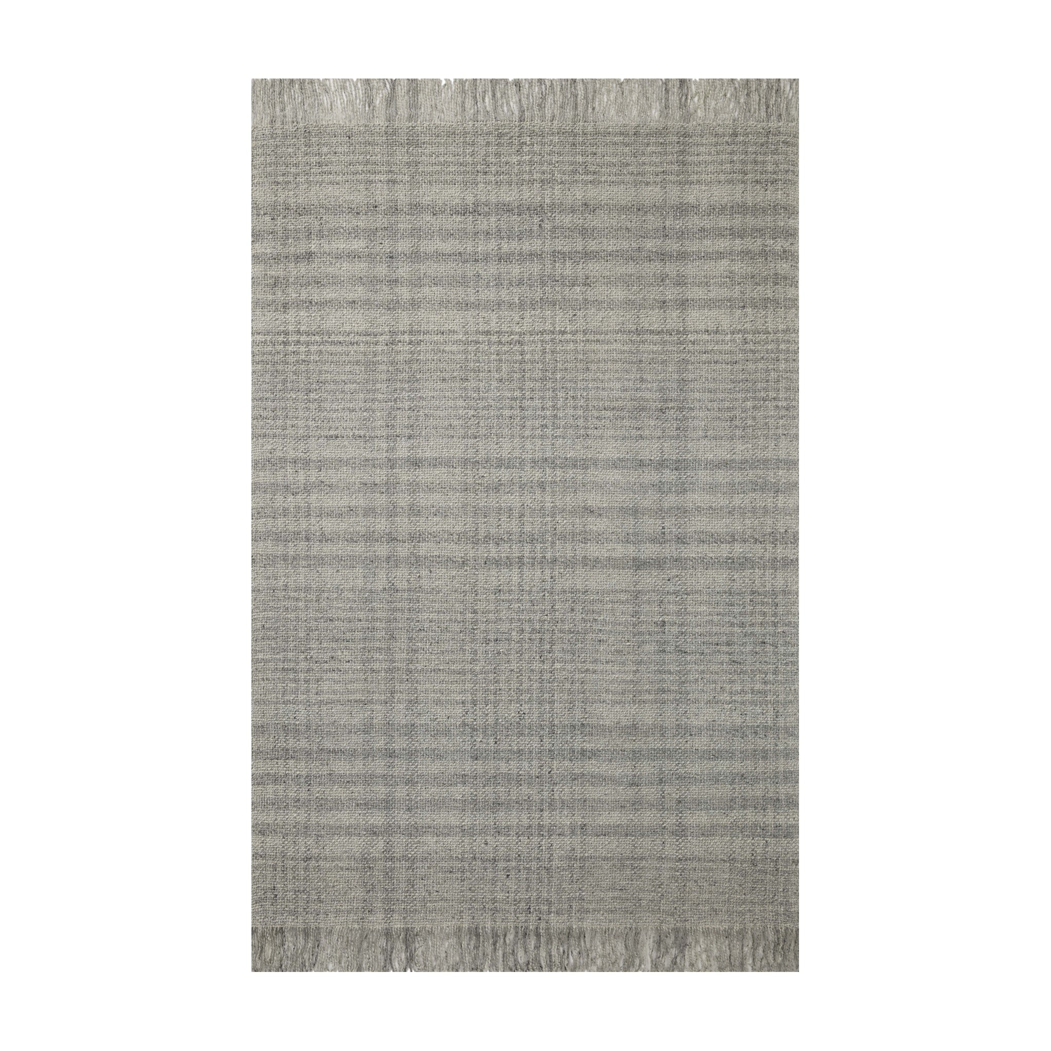 Magnolia Home By Joanna Gaines x Loloi Caleb Grey / Dk. Grey Rug, 18" x 18"