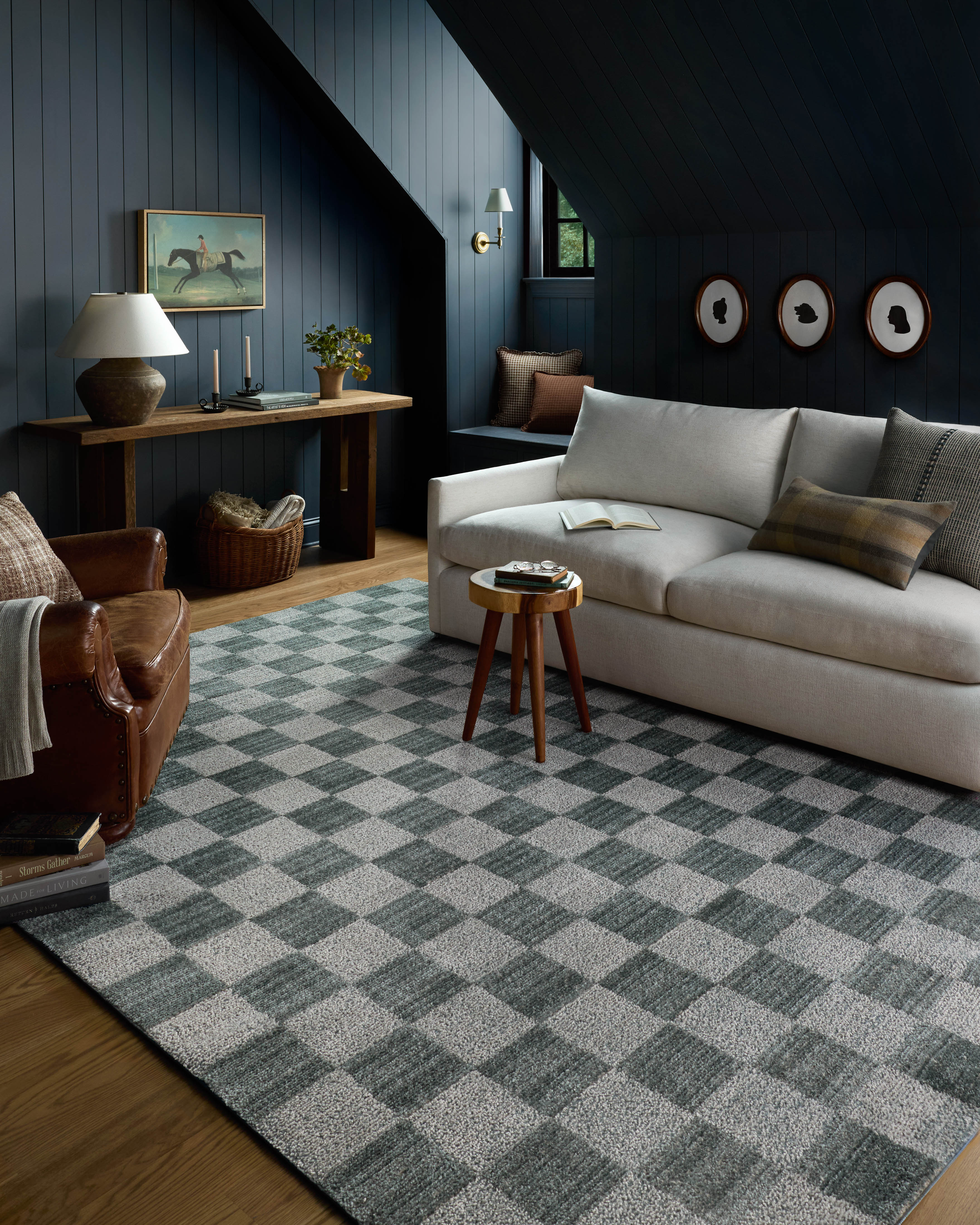 IN STORE - Chris Loves Julia x Loloi Calvin Blue / Ivory Rug IN STORE - rugs Loloi