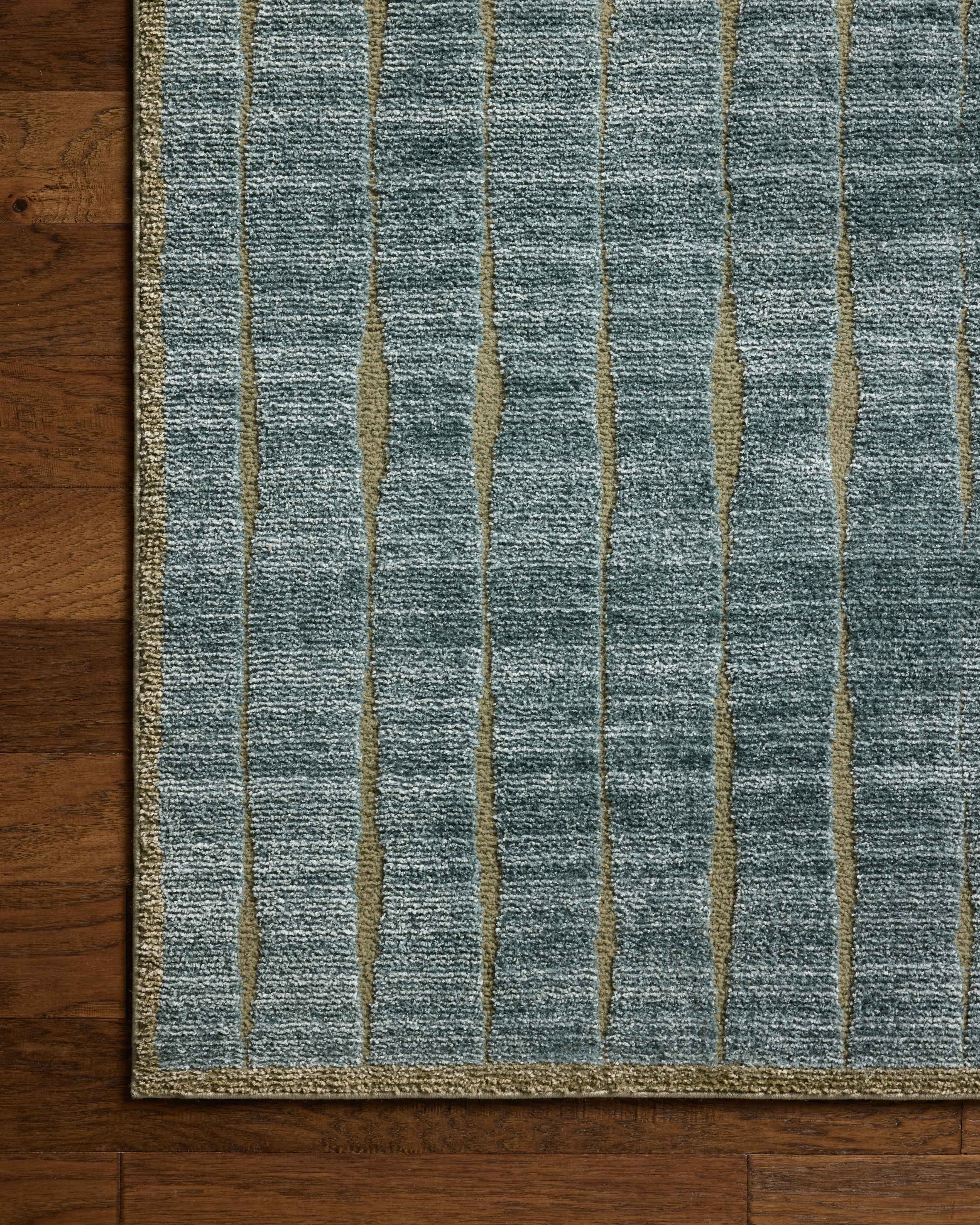 Chris Loves Julia x Loloi Calvin Ocean / Olive Rug RUGS - synthetic Loloi