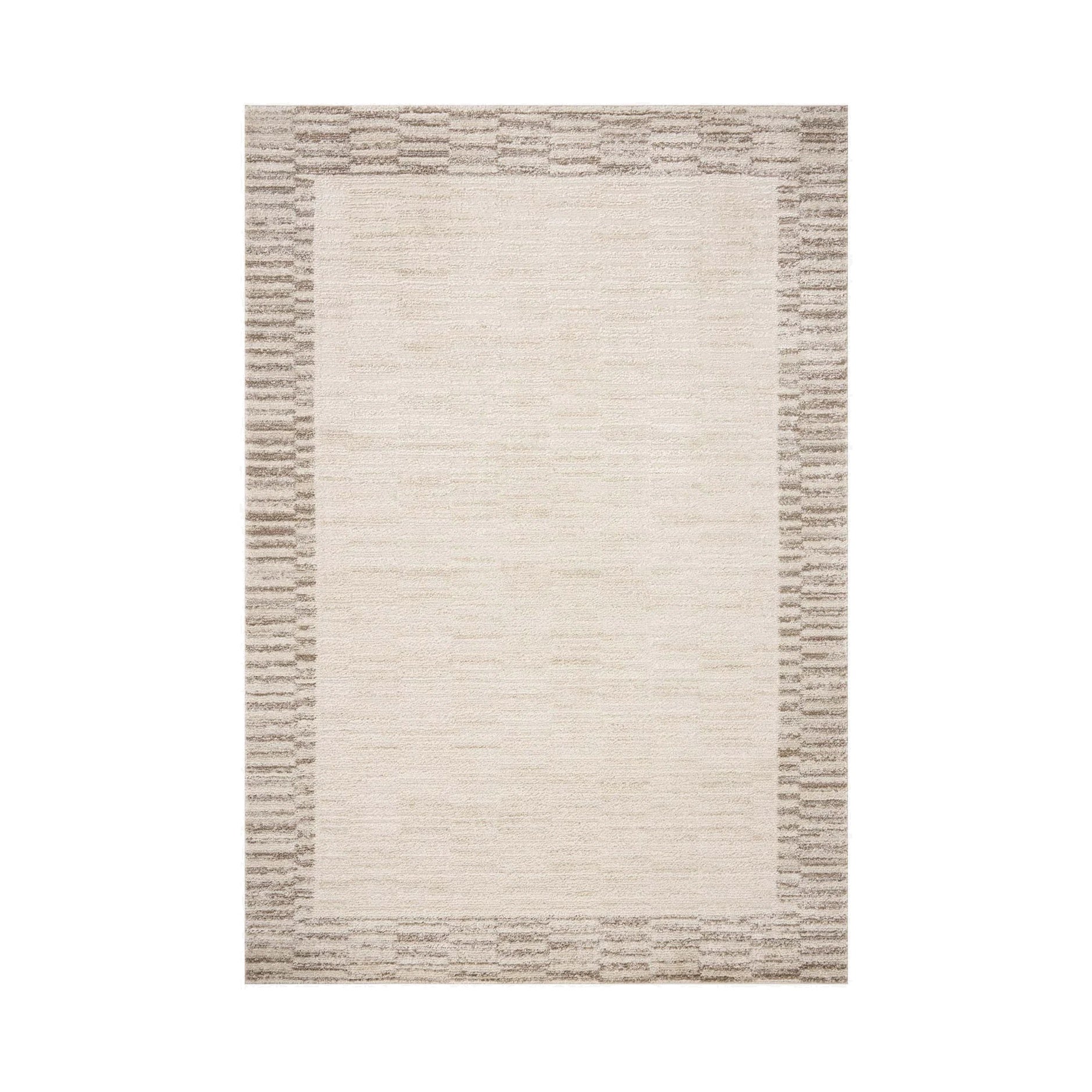 Chris Loves Julia x Loloi Calvin Ivory / Pebble Rug RUGS - synthetic Loloi