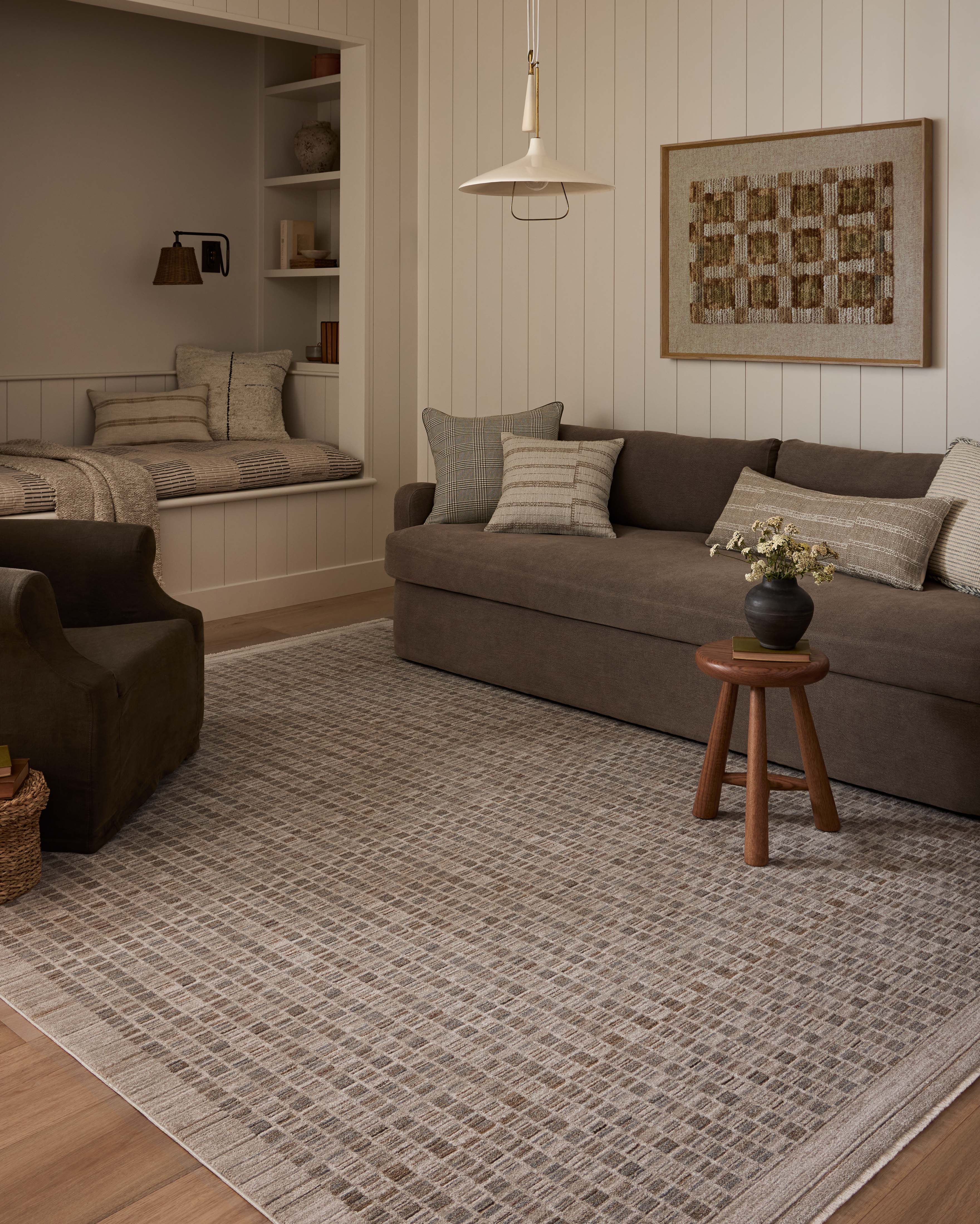 Amber Lewis x Loloi Cali Natural / Slate RUGS - patterned Loloi