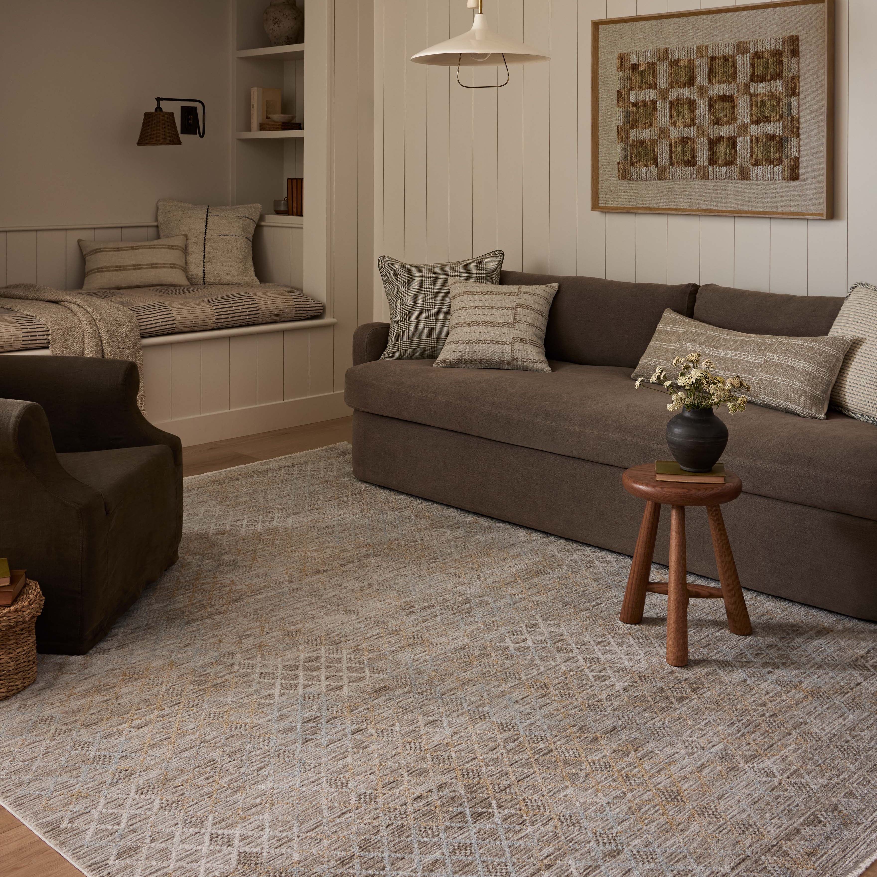 Amber Lewis x Loloi Cali Taupe / Multi RUGS - patterned Loloi