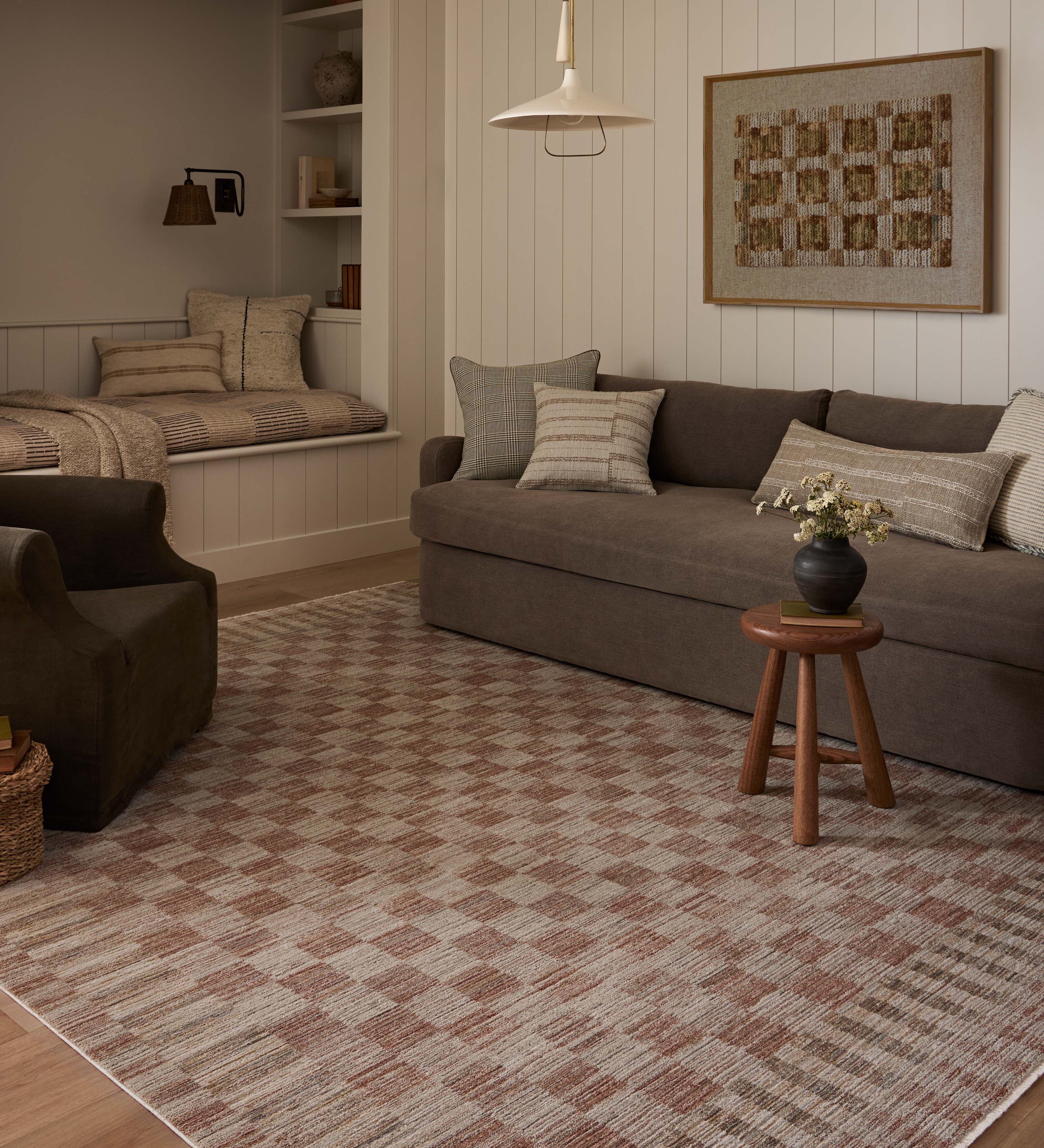 Amber Lewis x Loloi Cali Brick / Natural Rug