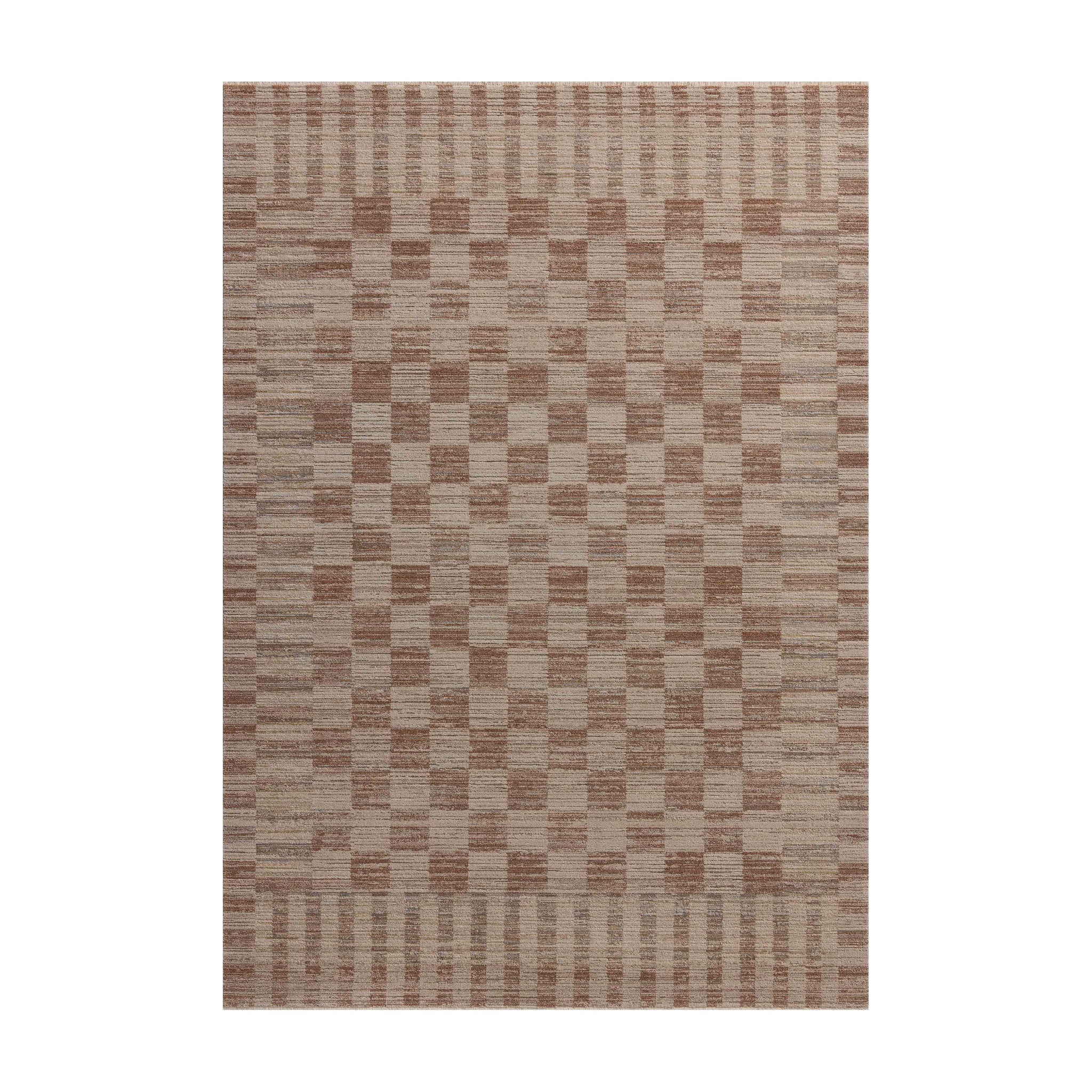 Amber Lewis x Loloi Cali Brick / Natural Rug, 18" x 18"