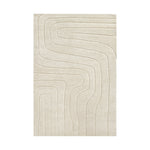 Cayden Curve Hand Tufted Rug RUGS - wool Momeni Ivory 2'6" x 8' Runner