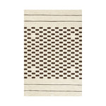 Caylon Checkered Hand Tufted Rug RUGS - wool Momeni Brown 2'6" x 8' Runner