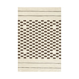 Caylon Checkered Hand Tufted Rug RUGS - wool Momeni Brown 2'6" x 8' Runner