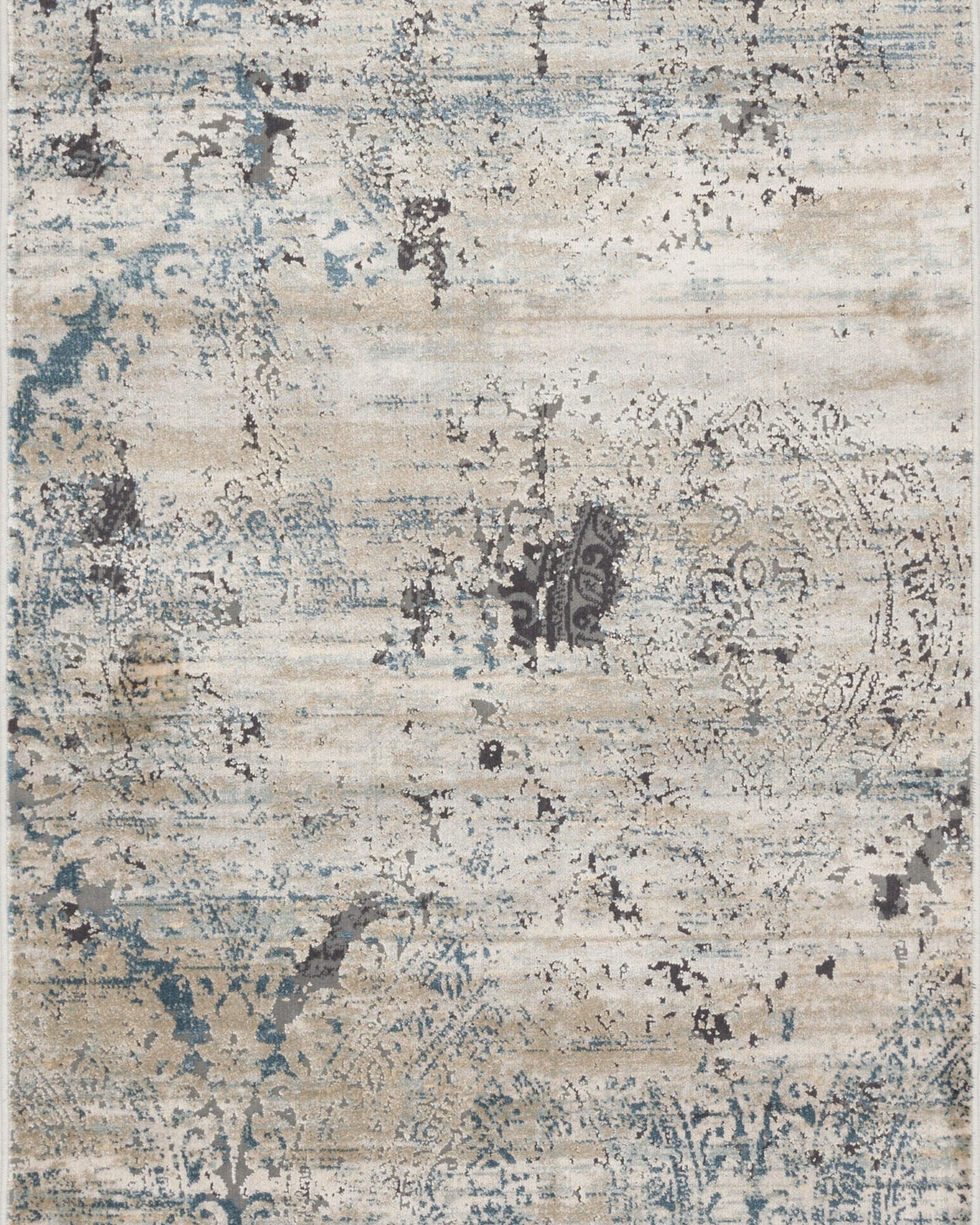 Loloi Cascade Taupe / Blue Rug RUGS - synthetic Loloi