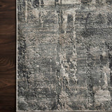 Loloi Cascade Ivory / Charcoal Rug RUGS - synthetic Loloi