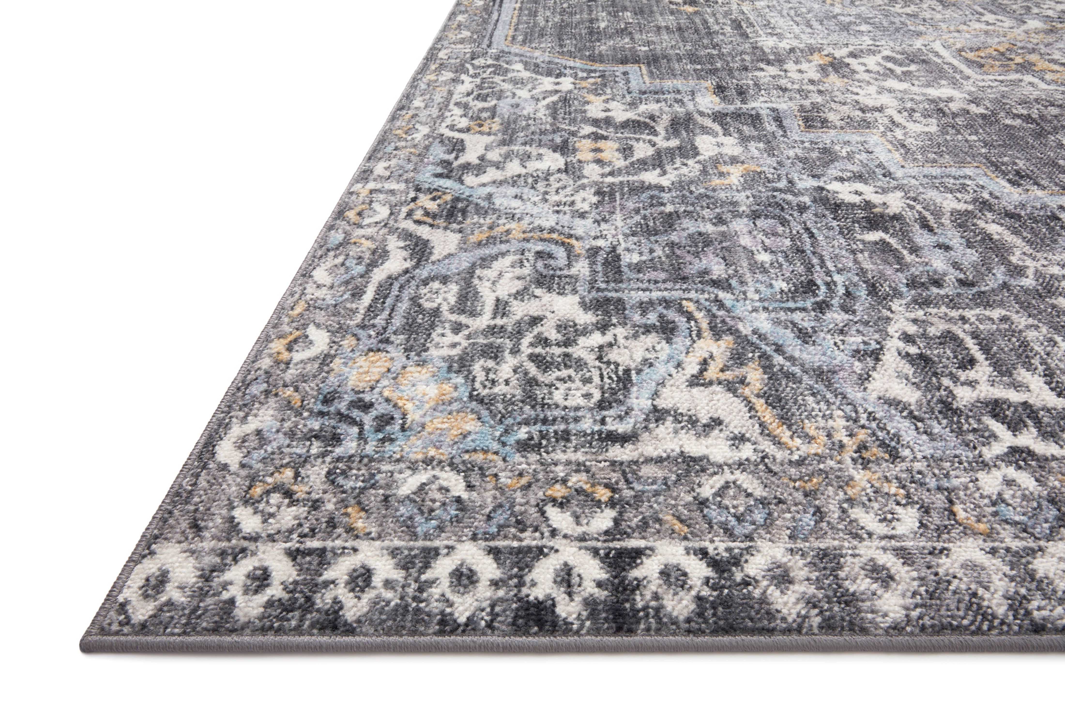 Loloi Cassandra Charcoal / Gold Rug Loloi