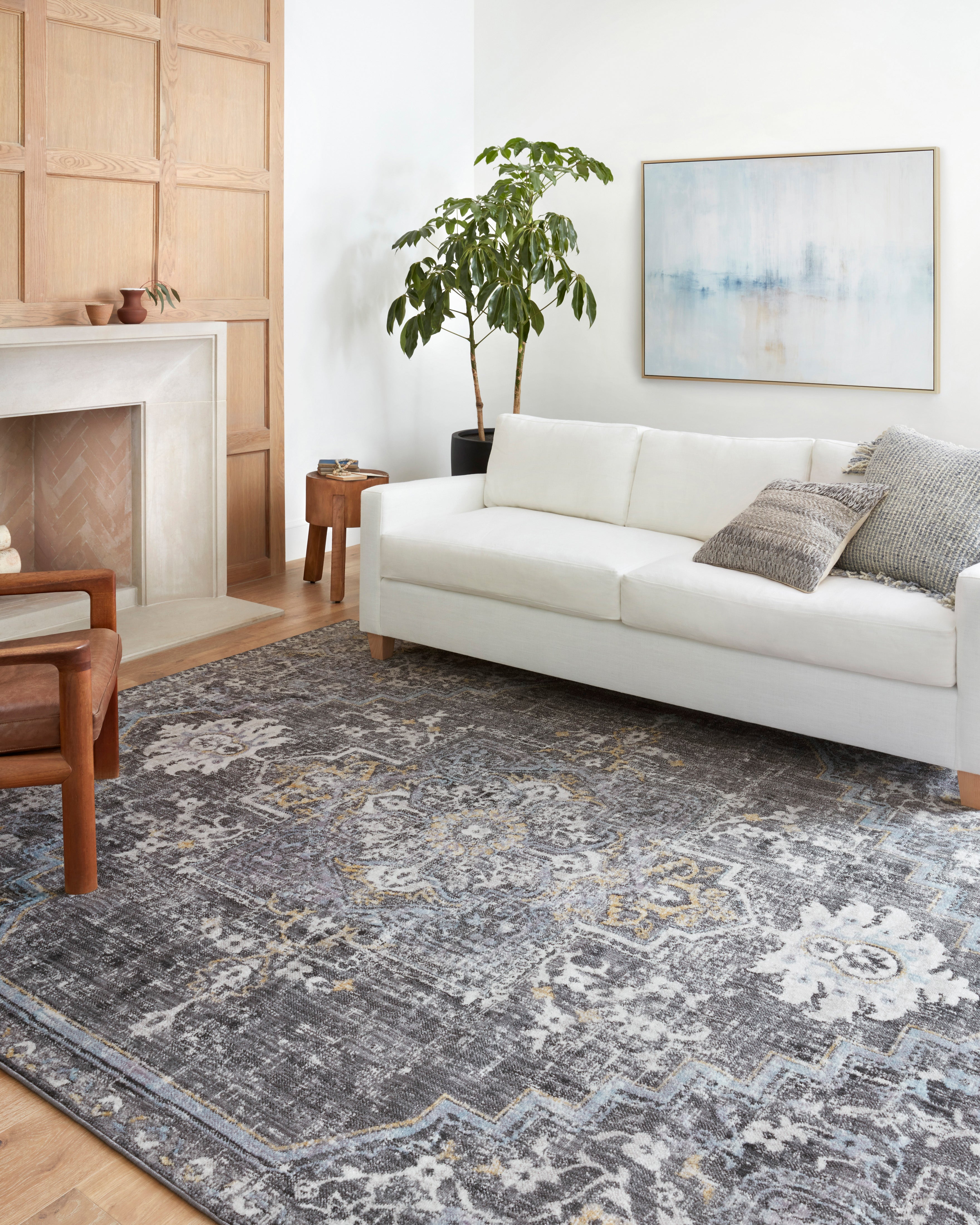 Loloi Cassandra Charcoal / Gold Rug Loloi