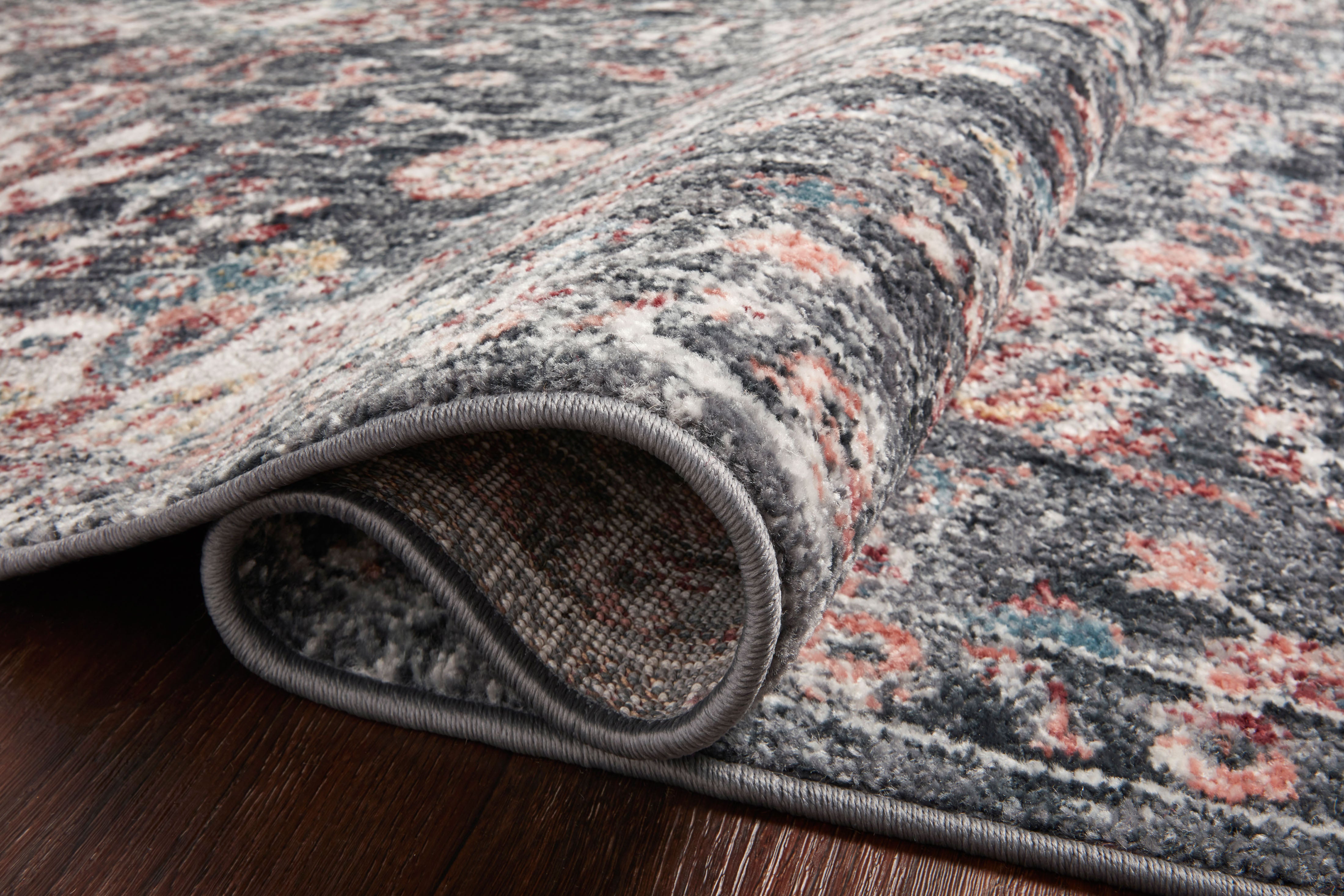Loloi Cassandra Charcoal / Rust Rug Loloi