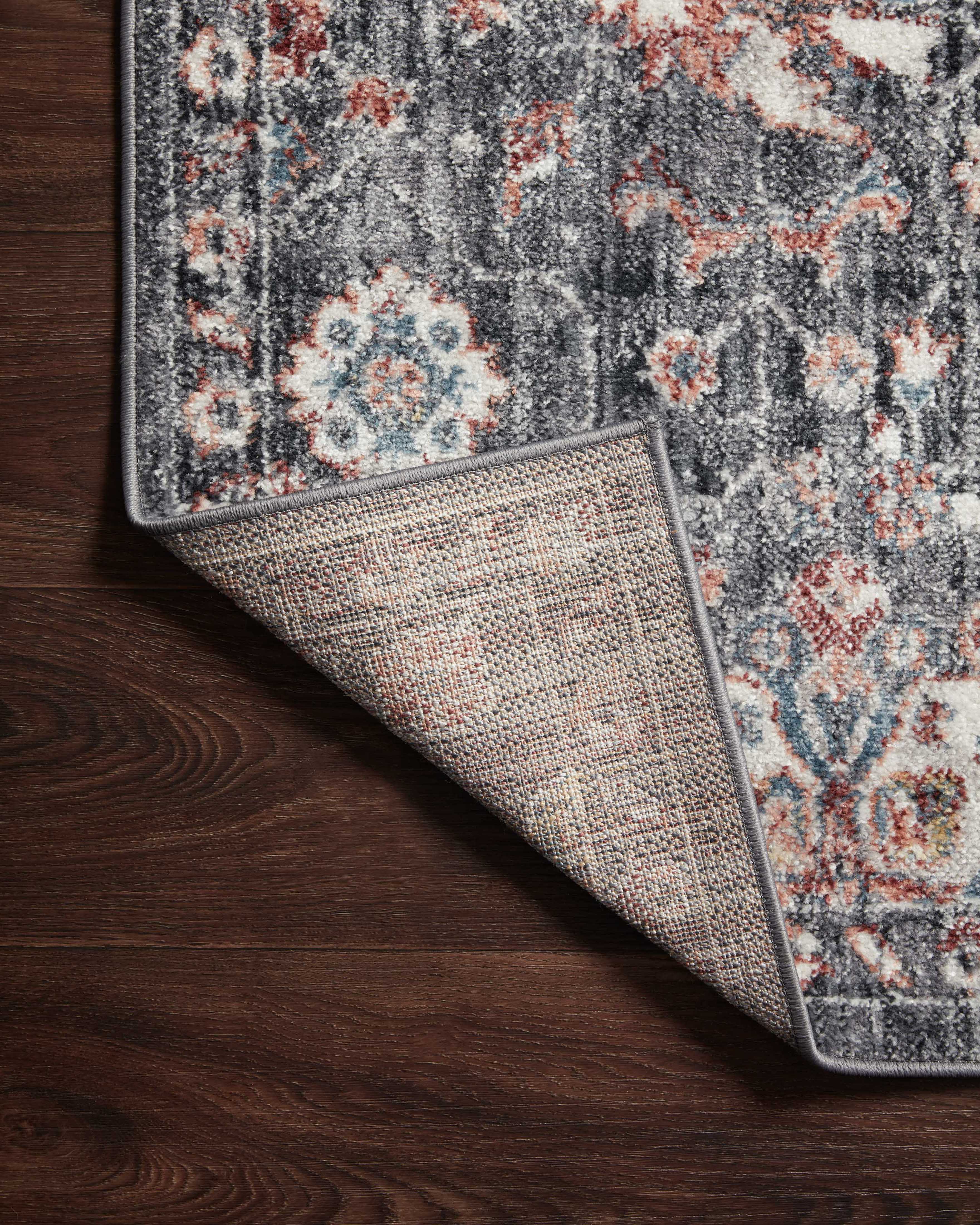 Loloi Cassandra Charcoal / Rust Rug Loloi