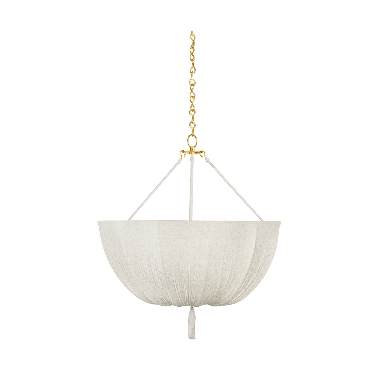 Carolina Pendant, Aged Brass Small