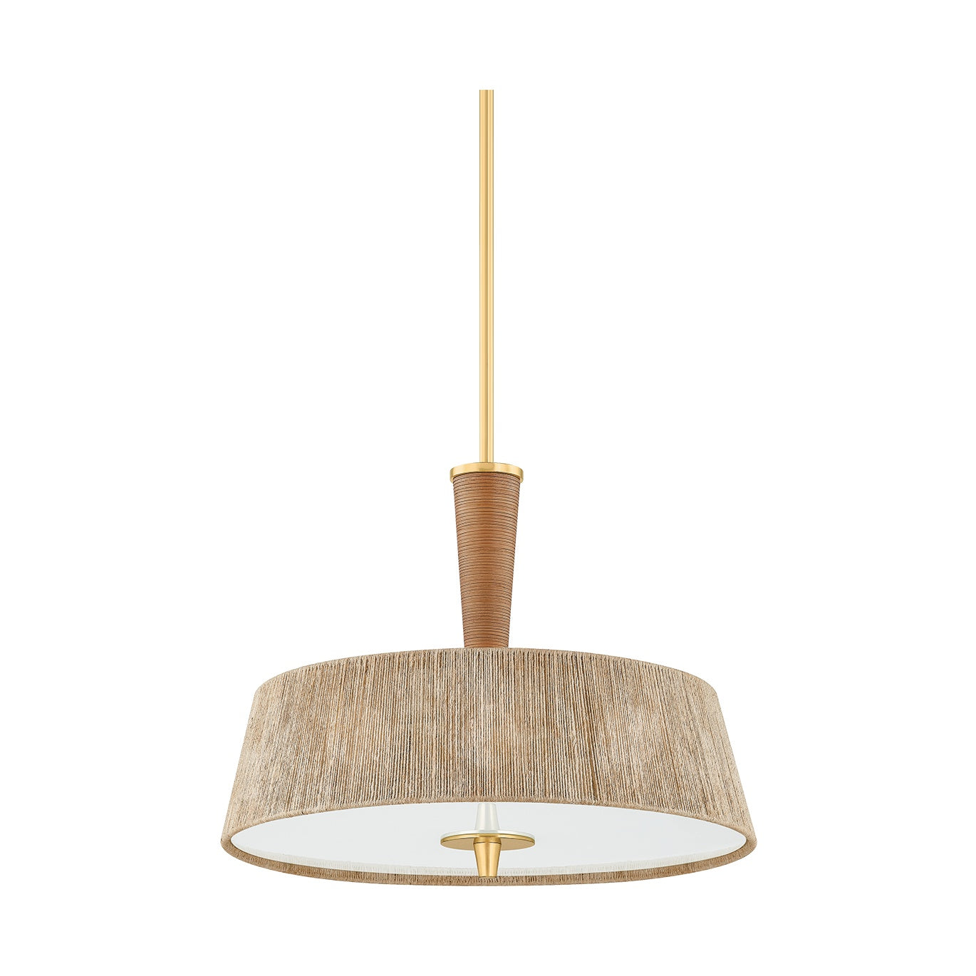 George Pendant, Aged Brass Small